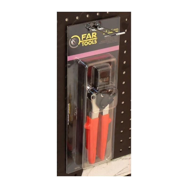 Pince à cheville métal FARTOOLS - Ø 4 à 8 mm - Rouge