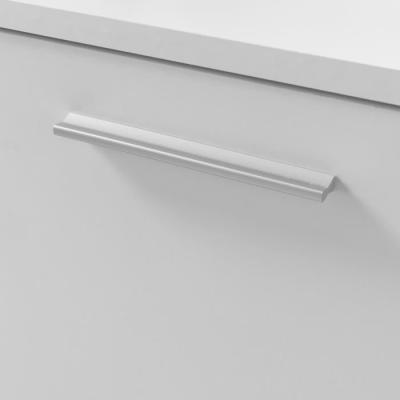 Buffet 4 portes 3 tiroirs blanc mat - Design épuré - Bois certifié FSC