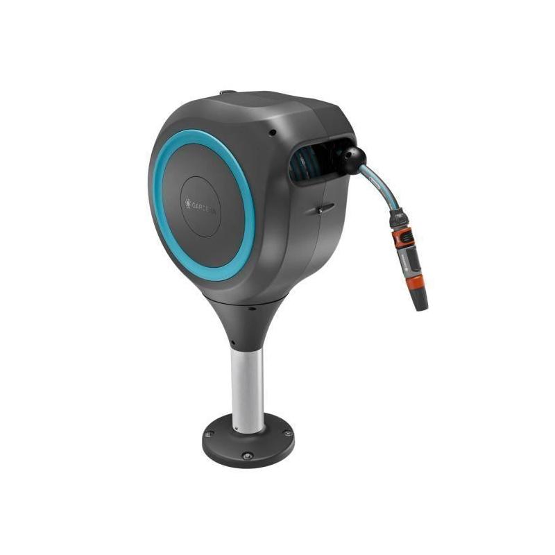 Dévidoir automatique pour terrasse GARDENA RollUp M Bleu - 20m
