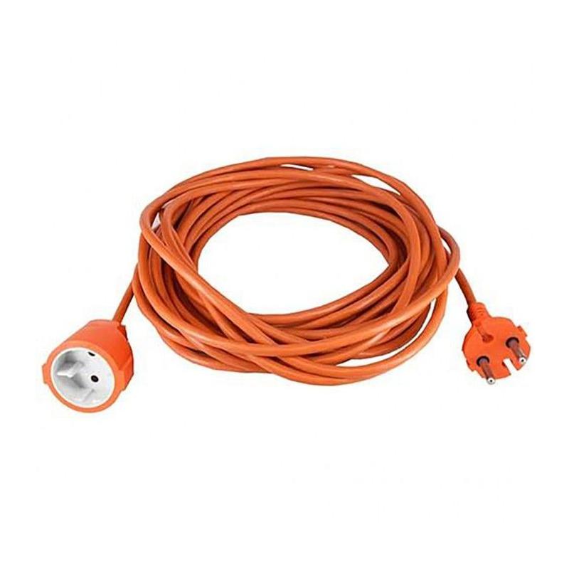 Rallonge électrique orange 25m pour usage extérieur