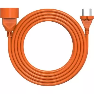 Rallonge électrique orange 25m pour usage extérieur