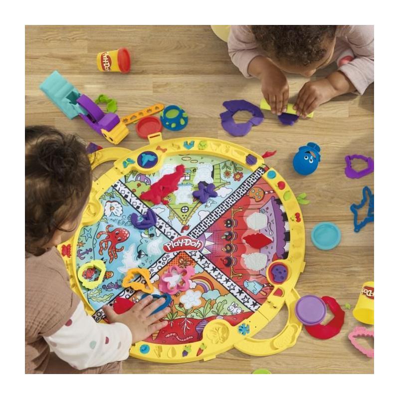 Découvrez le Play-Doh Tapis de voyage - Coffret artistique pour enfants