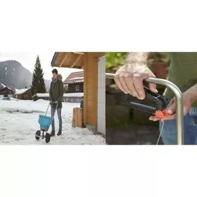 Épandeur d'engrais XL sur roues GARDENA - Capacité 18L - Surface 800m² max Épandeur d'engrais XL sur roues GARDENA - Capacité 18L - Surface 800m² max