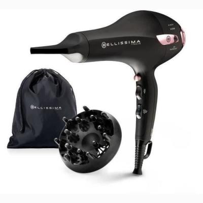 Sèche-Cheveux Bellissima Professionnel Ionique Léger P7 3000 - Concentrateur + Diffuseur