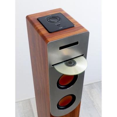 Tour de son CD Bluetooth INOVALLEY HP34-CD-WOOD 100W - USB - Bois et gris