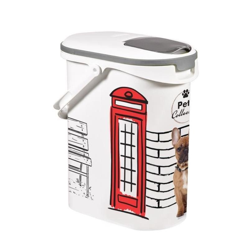 Boîte de rangement pour croquettes CURVER - 10L/4 kg - PETS COLLECTION