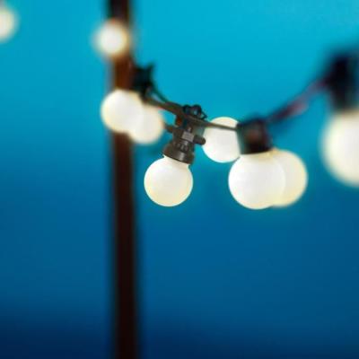 Guirlande lumineuse solaire LUMISKY PARTY MILKY SOLAR - 8 modes - 10 globes LED