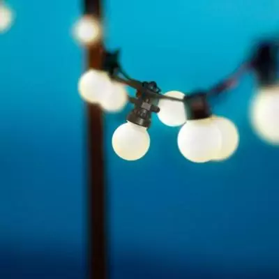 Guirlande lumineuse solaire LUMISKY PARTY MILKY SOLAR - 8 modes - 10 globes LED