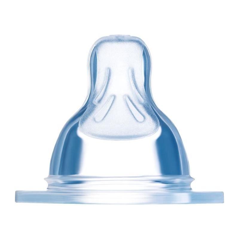 Tétine MAM Silicone +2m Débit 2 Moyen - Lot de 2 : Confort assuré