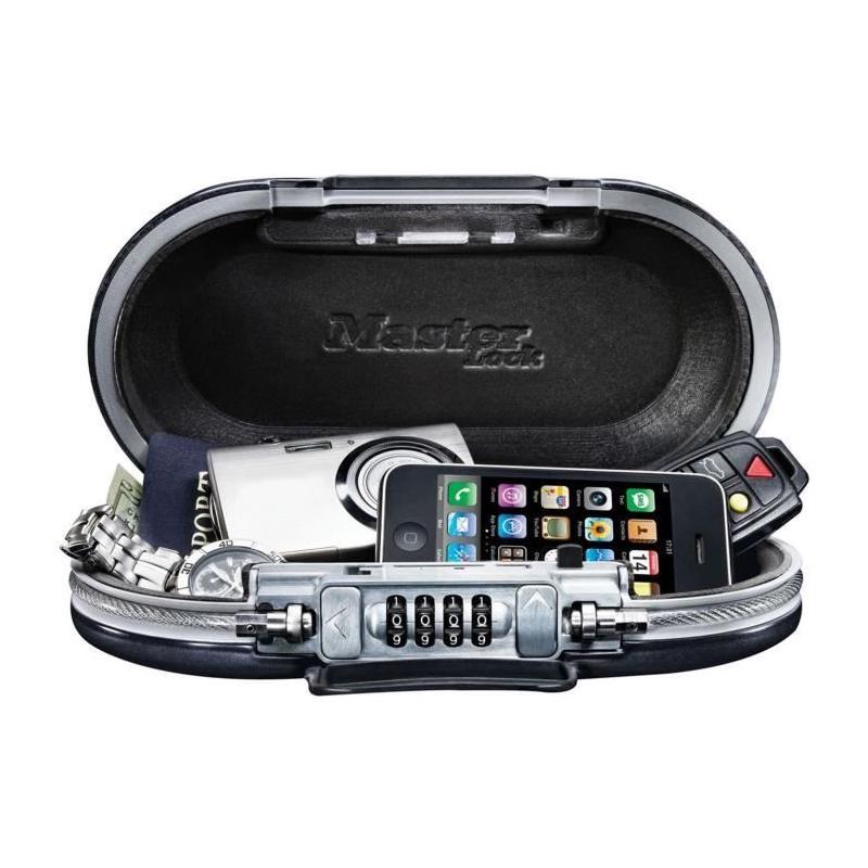 Mini Coffre-fort Portable - MASTER LOCK - Idéal pour Voyager