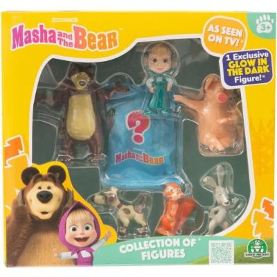 Coffret Figurines MASHA AND THE BEAR - Taille 5-7 cm