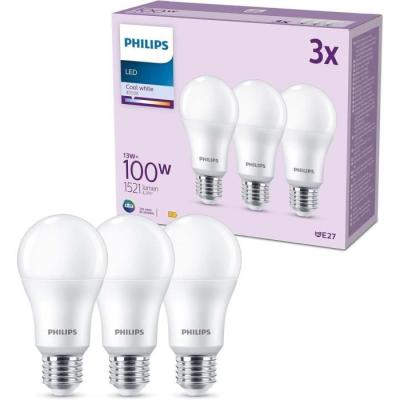 Philips Ampoule 100W A67 E27 x3