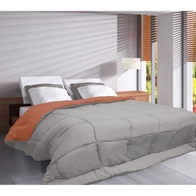 Couette chaude Microfibre 400g/m² Galet & Gingembre 240x260cm - Luxe et chaleur