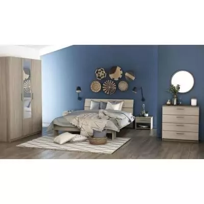 Un lit en chêne shannon de haute qualité - Made in France