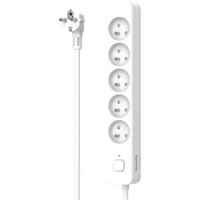 Multiprise QUARX - 5 prises - Câble 3m - Protection enfants Multiprise QUARX - 5 prises - Câble 3m - Protection enfants
