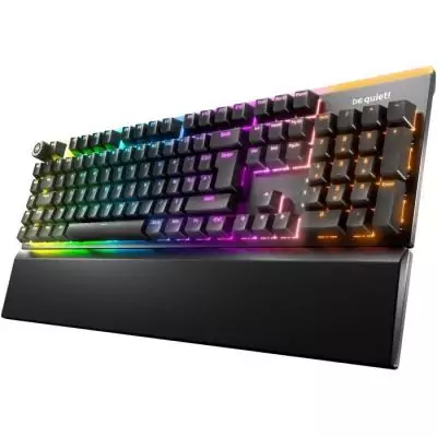 Clavier mécanique Gamer - Silent Tactile - BE QUIET! - Light Mount - FR ISO - ARGB
