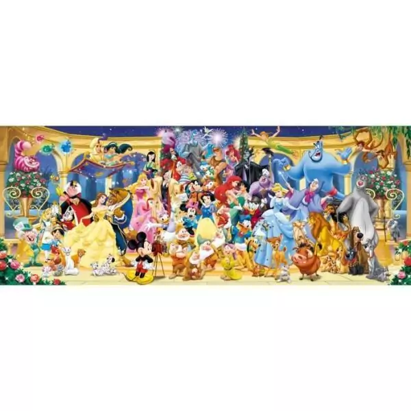 Ravensburger-Puzzle 1000 pieces Panorama-Photo de groupe Disney-Adultes&enfants des 14 ans-Puzzle de qualité supérieure-120004