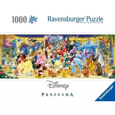 Puzzle 1000 pièces Panorama Disney - Qualité supérieure