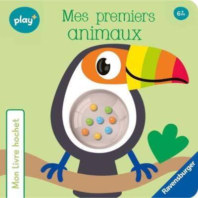 Ravensburger play+ Mon Livre hochet - Mes premiers animaux, idéal pour bébé