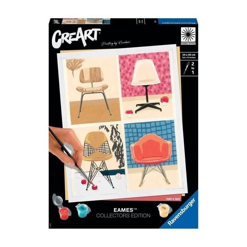 Peinture par numéros EAMES 24x30 cm - Loisir créatif pour adultes dès 12 ans