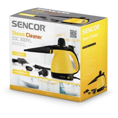Nettoyeur vapeur SENCOR 1000W - Jaune