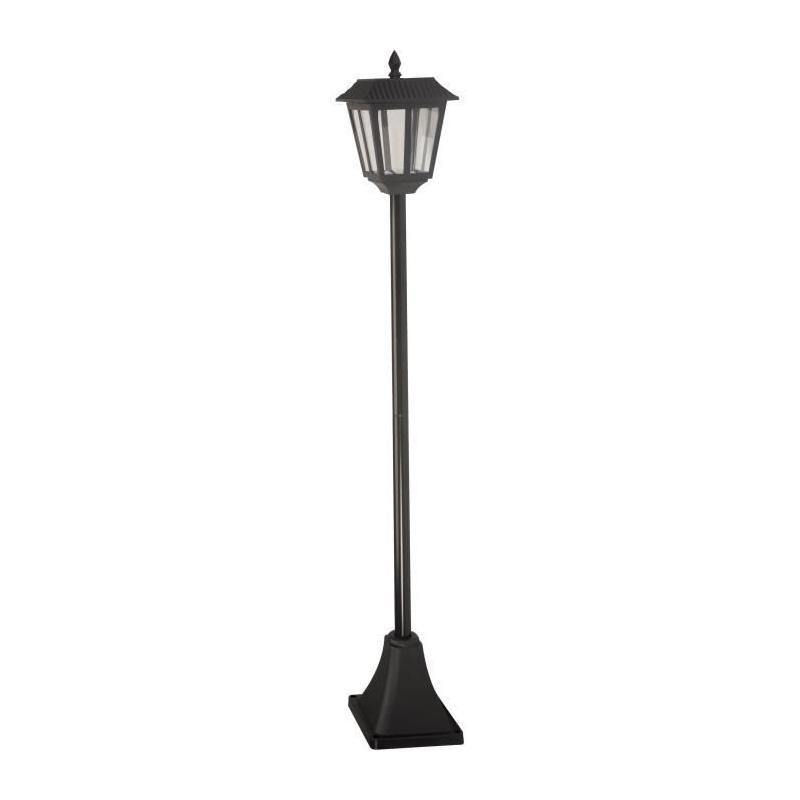 Lampadaire solaire SMART GARDEN Metro 20 lumens Noir - 130 x 18 cm