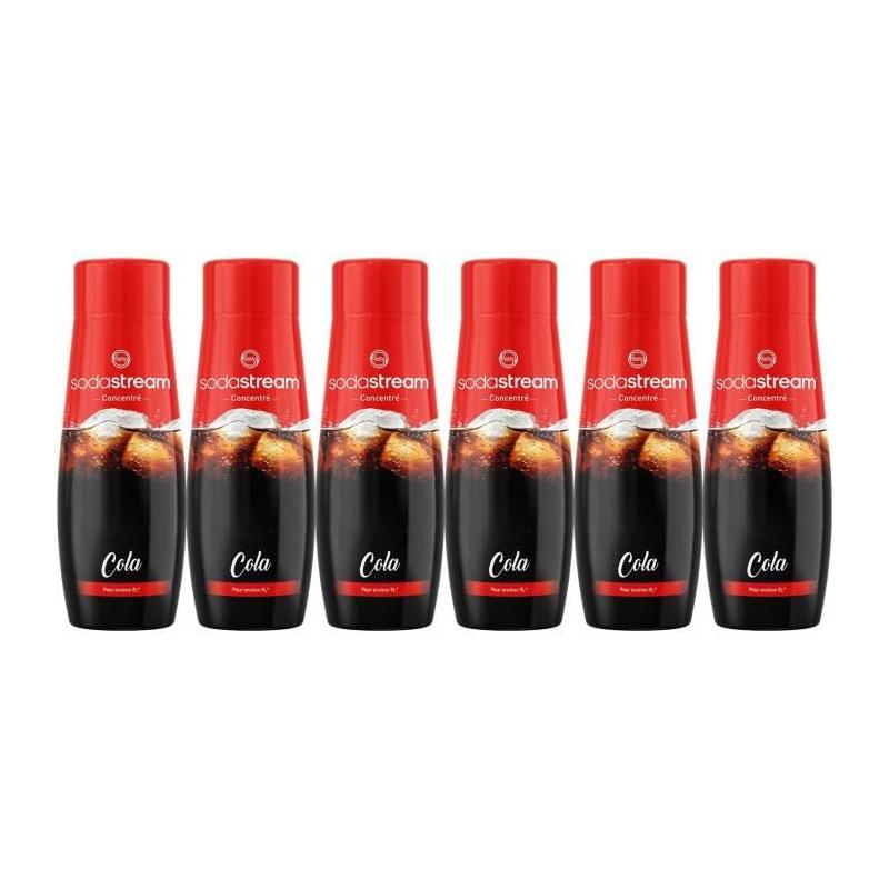 Concentrés SODASTREAM - Lot de 6 Cola - Jusqu'a 54L - 440ml