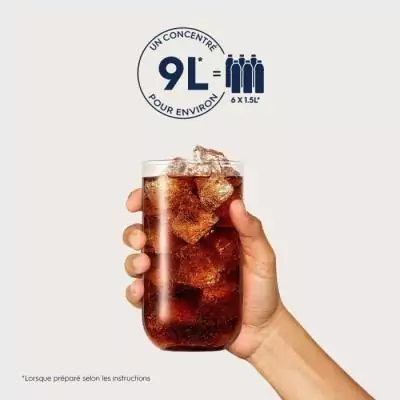 Concentrés SODASTREAM - Lot de 6 Cola - Jusqu'a 54L - 440ml