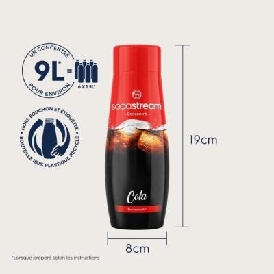 Concentrés SODASTREAM - Lot de 6 Cola - Jusqu'a 54L - 440ml
