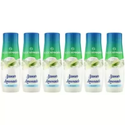 Concentrés SODASTREAM - Lot de 6 Limonades - Jusqu'à 54L - 440ml