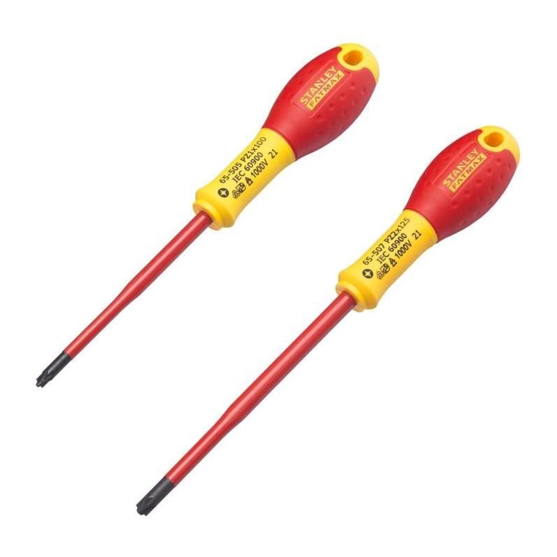 Tournevis isolés 1000V Stanley Fatmax - Fabriqué en France