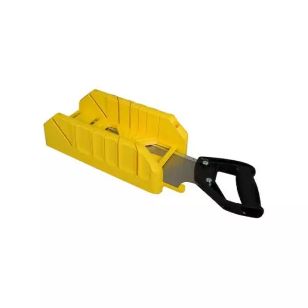 Boite a coupe Holster ABS Plastique + scie a dos integrée STANLEY - 1-19-800 - 350 mm
