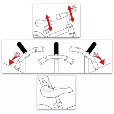 Draisienne Vert - SKIDS CONTROL: Compact et pratique!