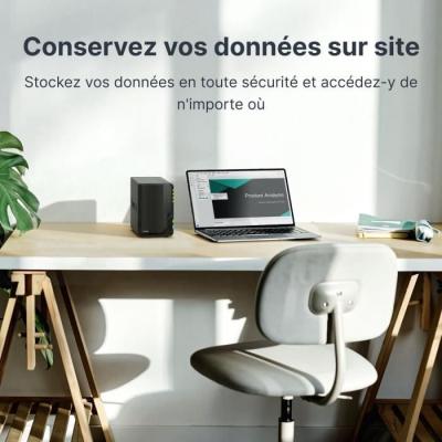Serveur NAS SYNOLOGY DS224+ - Stockage puissant - 2 baies