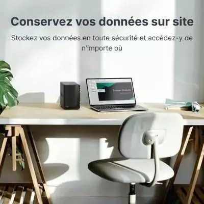 Serveur NAS SYNOLOGY DS224+ - Stockage puissant - 2 baies
