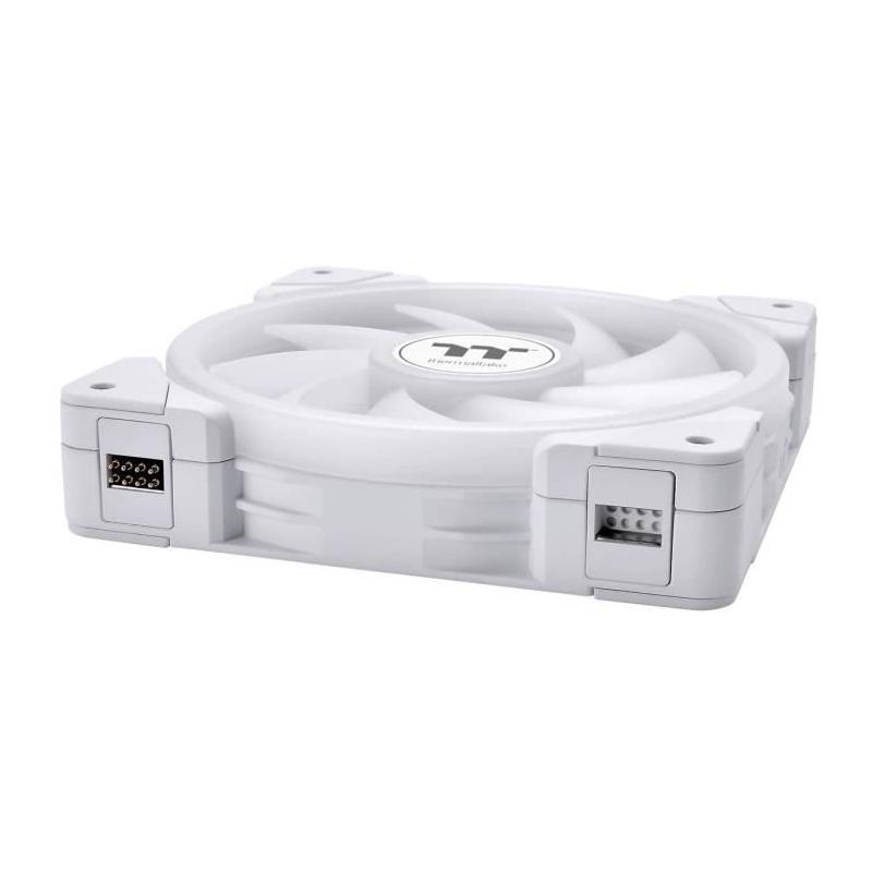 Ventilateur PC RGB 3x120mm - Blanc - Haute Performance