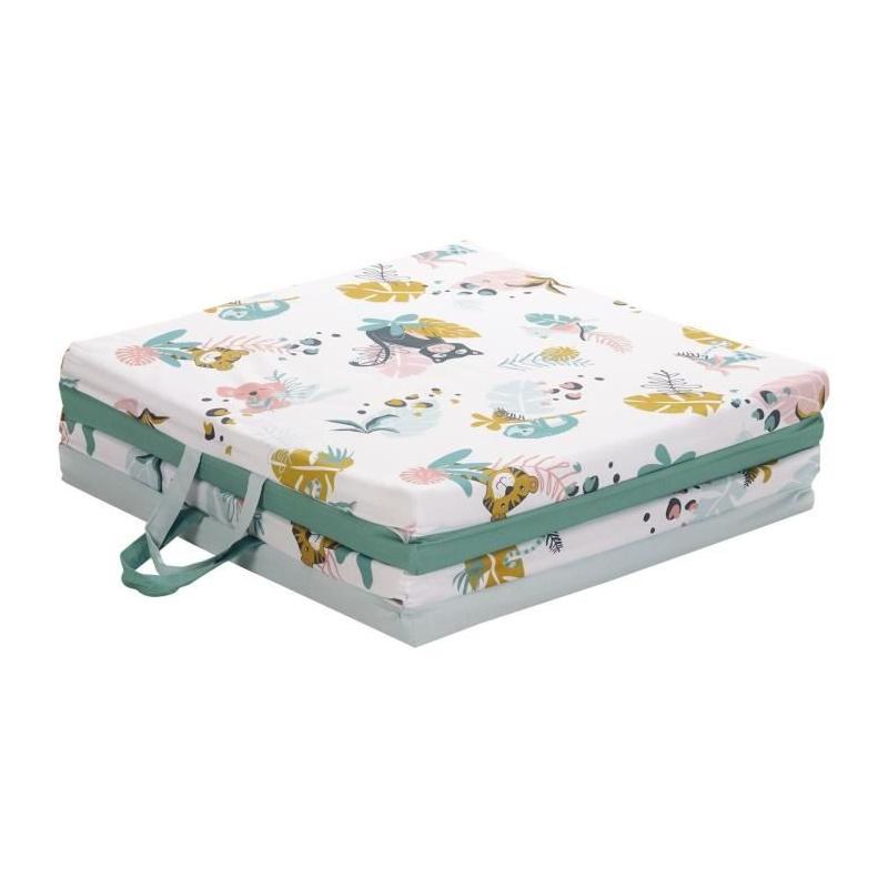 Tapis Malin Jungle Buddies - Aire d'éveil 60x60x29 cm