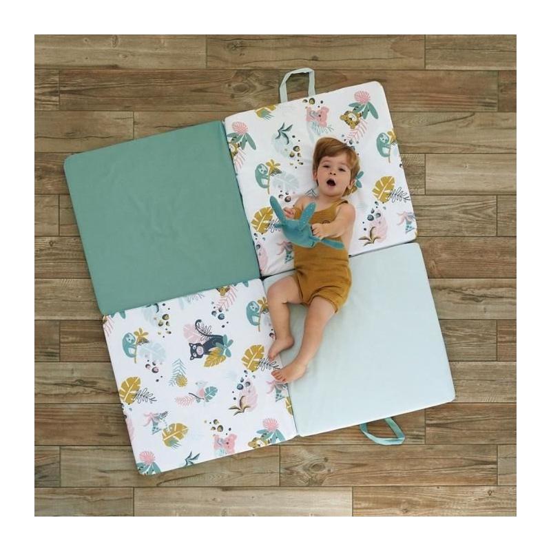 Tapis Malin Jungle Buddies - Aire d'éveil 60x60x29 cm