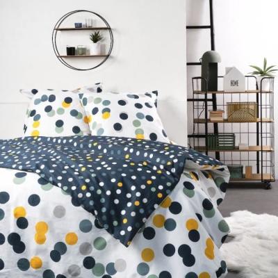 Parure de lit TODAY Sunshine - Coton - Imprimé pois - 260x240cm