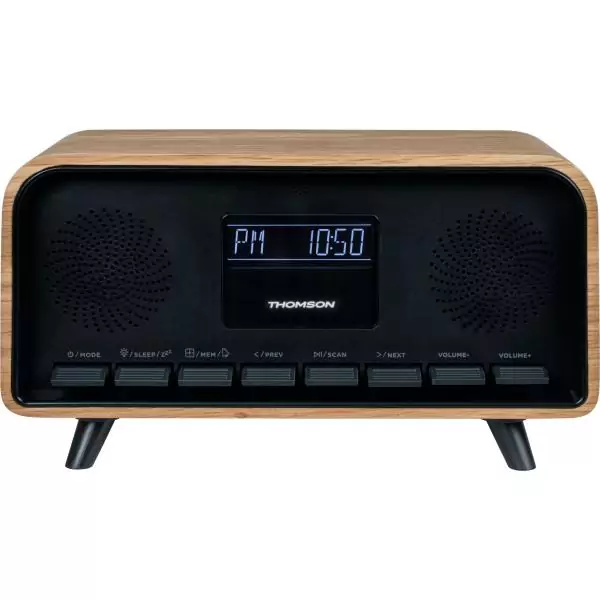 Radio réveil - THOMSON - Bluetooth - DAB - Gamme Vintage Cosy