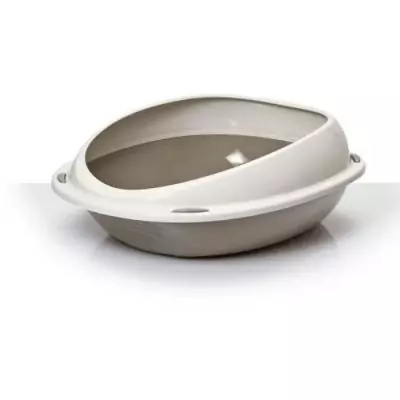 Bac à litière AIMÉ - Oval avec rebord amovible - Pour Chat - 45 x 36 x 15,5 cm Bac à litière AIMÉ - Oval avec rebord amovible - Pour Chat - 45 x 36 x 15,5 cm