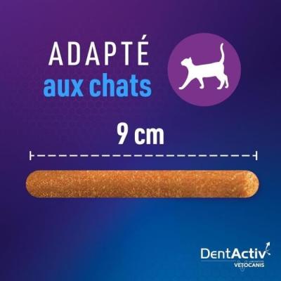 Bâtonnets DentActiv au Saumon pour Chat - Hygiène Bucco-Dentaire