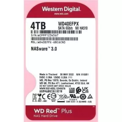 Disque dur Interne WD Red Plus 4To - Dédié NAS