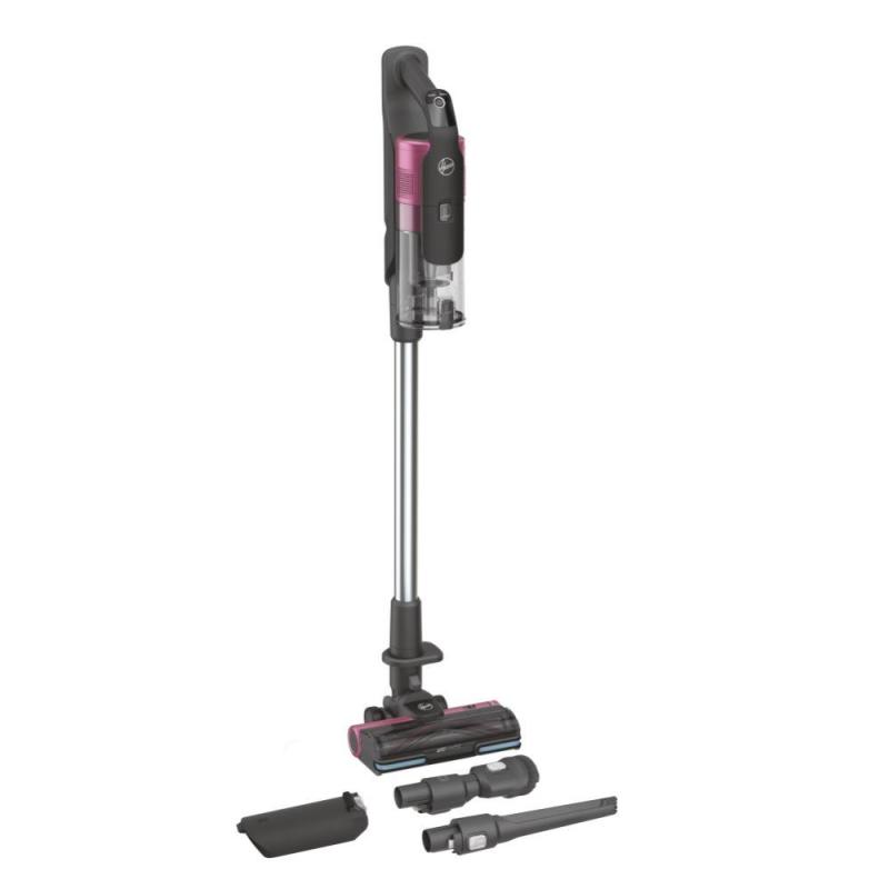 Hoover HF920H 011 Aspirateur-balai 2 en 1 Batterie Sec EPA Sans sac 0,7 L Rose, Rose