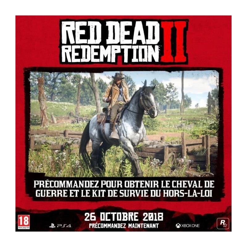 Red Dead Redemption 2 Jeu Xbox One - Aventure immersive sur XBox