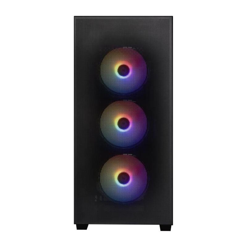 Boîtier PC Bitfenix Flow Noir - Format ATX - Moyen tour