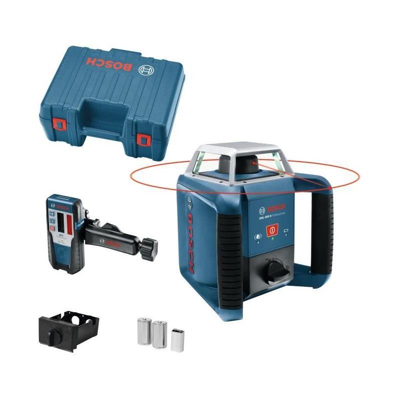 Niveau laser rotatif Bosch Professional GRL 400 H - Portée 400m