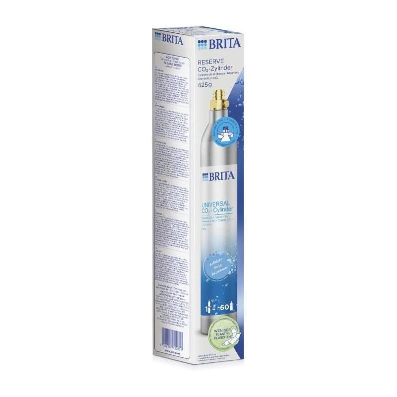 Cylindre CO2 de réserve BRITA pour machines à eau pétillante - Blanc