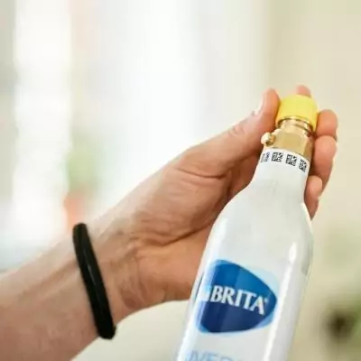 Cylindre CO2 de réserve BRITA pour machines à eau pétillante - Blanc