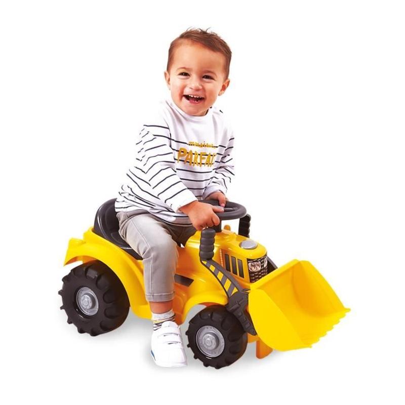 Porteur Tractopelle Jaune ECOIFFIER - Enfant 12-36 mois